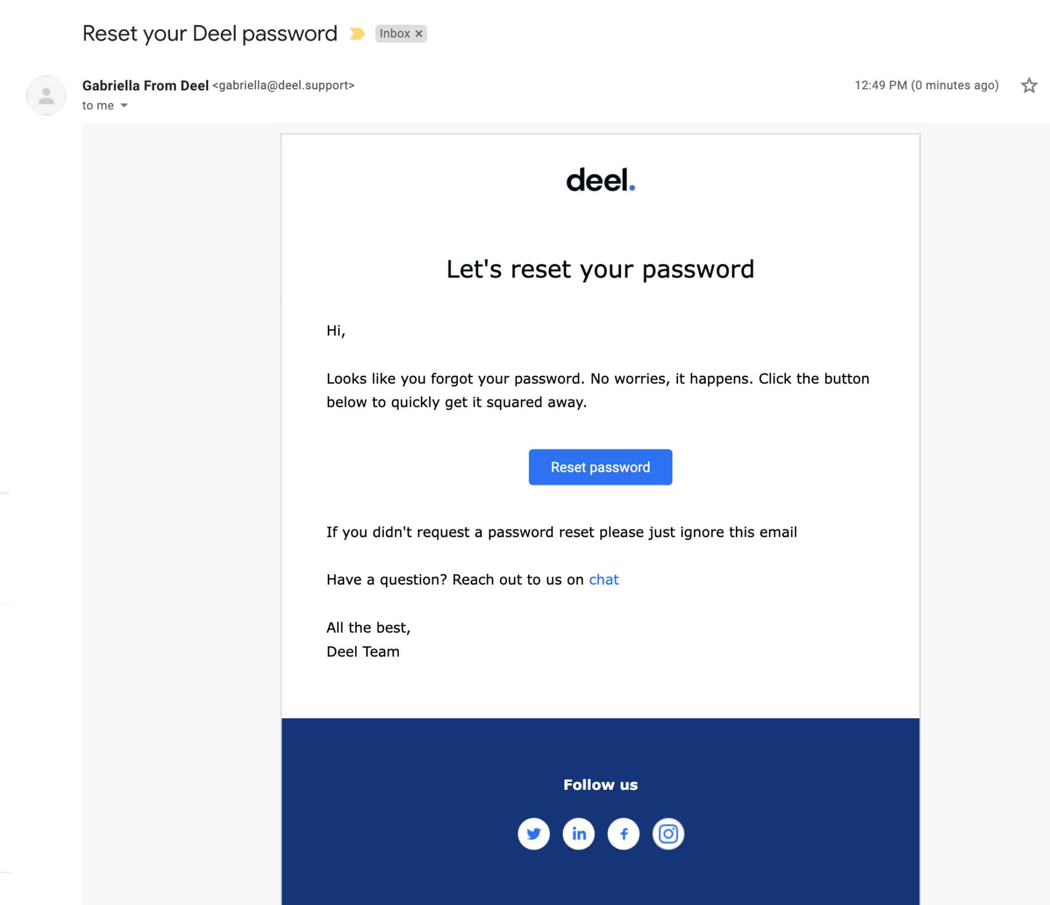 How Can I Change My Password? Deel