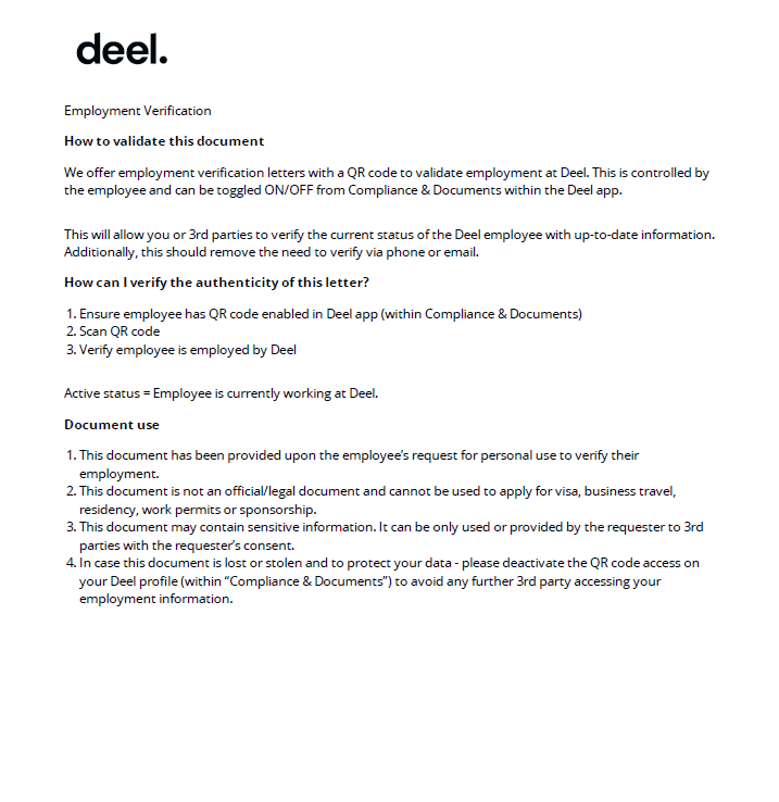 How To Request Verification Letters And Other HR Documents Deel