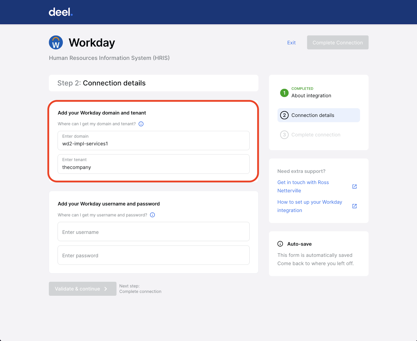 Setting Up The Workday Integration On Deel for Global Payroll – Deel