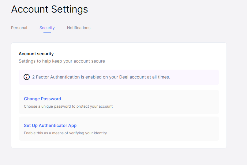 About Two Factor Authentication (2FA) For Your Deel Account – Deel